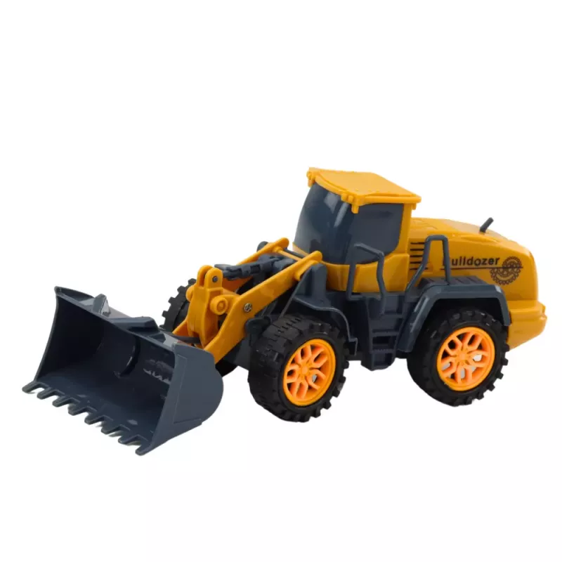 LEAN TOYS ferngesteuerter RC Abschleppwagen mit Bagger, Lichter, Geräusche, 1:24