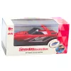 LEAN TOYS Fernbedienbares RC Motorboot Weiß und Rot 15cm