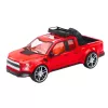 LEAN TOYS Set Off-Road Car Roter Abschleppwagen Schwarzer Sportwagen 59cm
