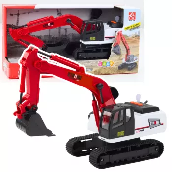 LEAN TOYS Raupenbagger mit beweglicher Schaufel, drehbarer Kabine 360° 1:14 RC Baustellenfahrzeug