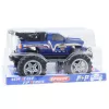 LEAN TOYS Heckantrieb Offroad-Rettungsfahrzeug mit Anhängerkupplung, Blau 27cm