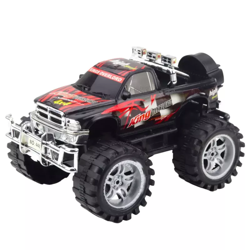 LEAN TOYS King Heckantrieb Off-Road Fahrzeug Rot und Schwarz 27cm