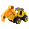 LEAN TOYS ferngesteuerter Schraubendreher RC Bagger Gelb 2in1
