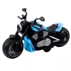 LEAN TOYS Batteriebetriebenes Spielzeug-Motorrad Motor Lichter Geräusche Blau