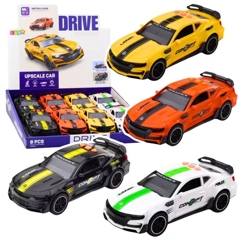 LEAN TOYS Sports Car Lazer 1:14 RC-Fahrzeug mit öffnenden Türen, Lichtern, Sounds