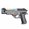 LEAN TOYS Batteriebetriebene Waffe mit bunten Lichtern und Geräuschen 24cm