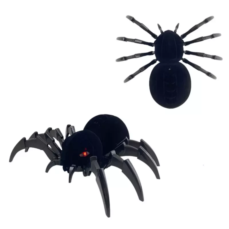 LEAN TOYS RC Black Widow Remote Control Spider Smoke Effect