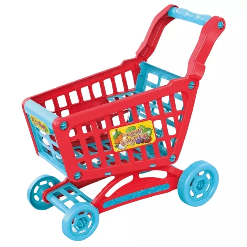 LEAN TOYS Shop Set Checkout Basket Food Products Lights Sounds Colorful