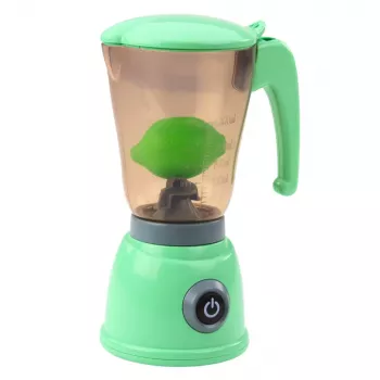 LEAN TOYS Elektrischer Mixer für Kinder Fruchtbecher Lichteffekte Geräusche Grün