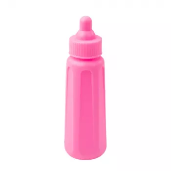 LEAN TOYS Babypuppe in Türkis Set mit Ponys, Flasche und Sound