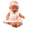 LEAN TOYS Baby Doll Pink Lace Dress with Star Headband