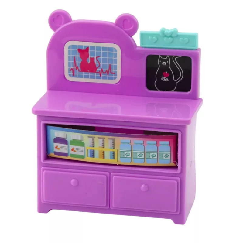 LEAN TOYS Mini Doll Tierarzt Hund Katze Behandlung Zubehör Set