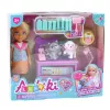 LEAN TOYS Mini Doll Tierarzt Hund Katze Behandlung Zubehör Set