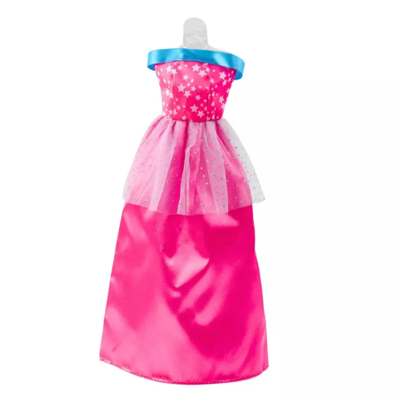 LEAN TOYS Anlily Puppenkleid-Set Schuhe Handtasche Kronen Accessoires 8-teilig