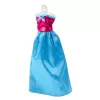 LEAN TOYS Anlily Puppenkleid-Set mit Schuhen, Handtasche, Kronen, Accessoires, 9-teilig