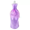 LEAN TOYS Anlily Puppenkleid-Set mit Schuhen, Handtasche, Kronen, Accessoires, 9-teilig
