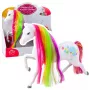 LEAN TOYS Figurine Large Fairytale Horse Rainbow Mane Colorful Decorations White