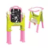 LEAN TOYS 5in1 Lernbrett mit Stuhl Multifunktionale Accessoires Pink
