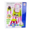 LEAN TOYS 5in1 Lernbrett mit Stuhl Multifunktionale Accessoires Pink