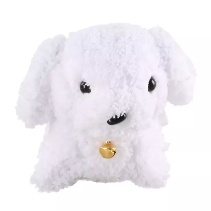 LEAN TOYS Plüschhund mit wedelndem Schwanz Schlüsselanhänger Anhänger
