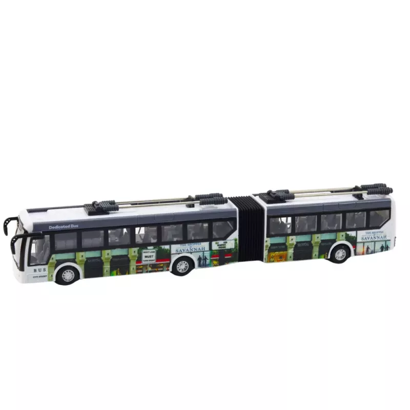 LEAN TOYS Ferngesteuerter Stadt-Oberleitungsbus RC Lichter Öffentlicher Nahverkehr