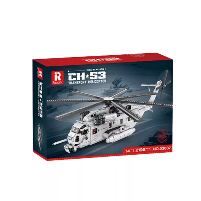 LEAN TOYS Bausteine Transporthubschrauber 2192el
