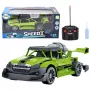 LEAN TOYS RC-Fernsteuerauto 1:20 mit Licht- und Raucheffekt Grün