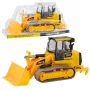LEAN TOYS Crawler Bulldozer Construction Vehicle Movable Bucket Yellow