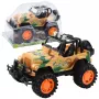 LEAN TOYS Großes Militärgeländefahrzeug Beige