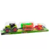 LEAN TOYS Agricultural Tractor Farm Tanker Rake Set