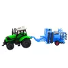 LEAN TOYS Großer Landwirtschaftstraktor-Set mit beweglicher Scheibenegge