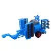 LEAN TOYS Großer Landwirtschaftstraktor-Set mit beweglicher Scheibenegge