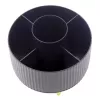LEAN 360° Rotierender Kosmetikpinsel-Organizer mit 5 Fächern Schwarz
