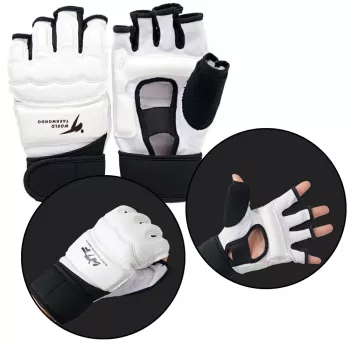 LEAN Sports Gloves For Taekwondo Case White Size XS