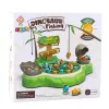 LEAN TOYS Arcade-Spiel Dinosaurier-Angeln Magnetruten Sounds