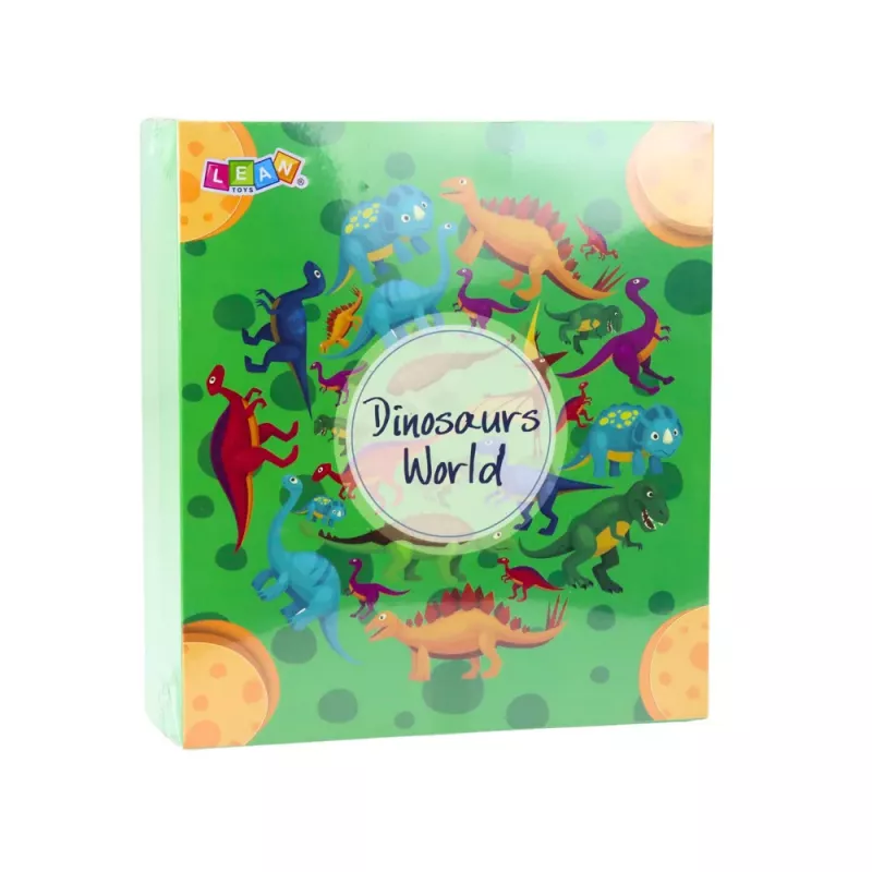 LEAN TOYS Adventskalender für Kinder Dinosaurier Figuren Zubehör