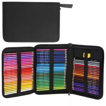LEAN Set of Hexagonal Drawing Pencils Sketching Pencil Case 72 pcs