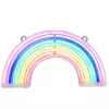 LEAN Dekorative Nachtlicht Neon Regenbogen LED batteriebetrieben