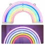 LEAN Dekorative Nachtlicht Neon Regenbogen LED batteriebetrieben