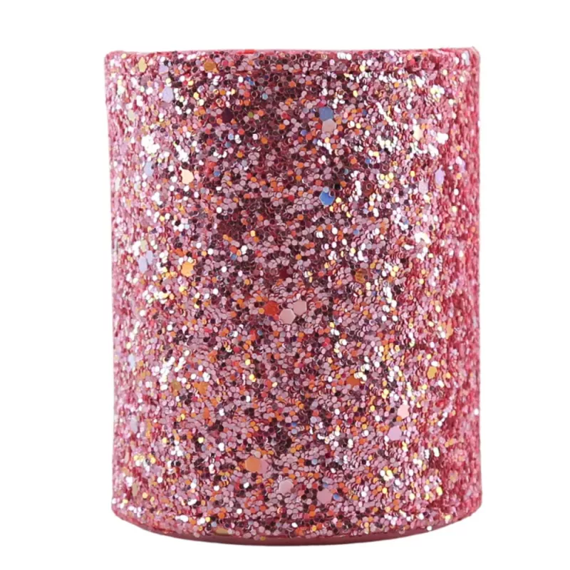 LEAN Container Cup für Pinsel und Zubehör Glitzer Pink