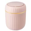 LEAN Mini-Mülleimer mit Deckel Universal Elegant Pink