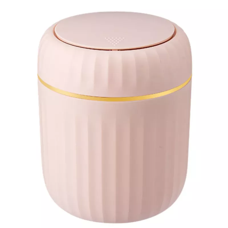 LEAN Mini-Mülleimer mit Deckel Universal Elegant Pink