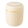 LEAN Mini Abfalleimer mit Klappdeckel Universal Elegant Beige