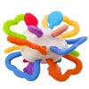 LEAN TOYS Sensorikspielzeug Drehbar für Babys Beißring Bunt