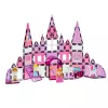 LEAN TOYS Magnetic Windows Blocks für Mädchen Pink 58 Teile