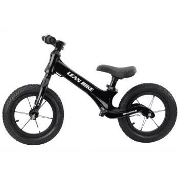 LEAN TRIKE Balance Bike MAGNEZIO RS Leichter Magnesiumrahmen Schwarz