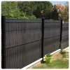 LEAN Schattierungsnetz für Zaun Sichtschutz Schwarz 1,5M 25M 70g/m²