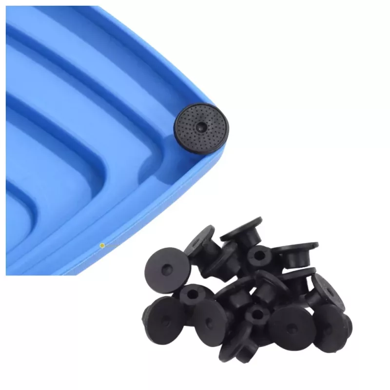 LEAN TOYS Sensorischer Bildungspfad - Farbige Balance-Steine, 6 Stk.
