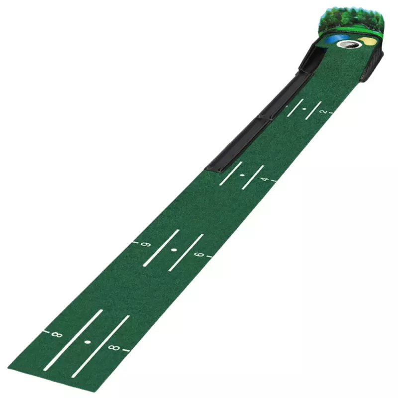 LEAN TOYS Filz-Golftrainingsmatte, 3 Löcher, 175 cm