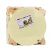 LEAN TOYS Soft Puzzle Lernmatte EVA Schaumstoff Tiere Braun 16 Stk.